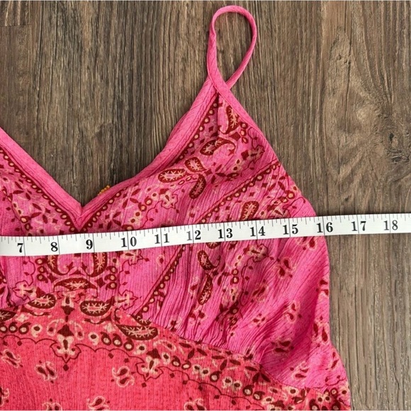 Anthropologie Pink and Orange Maxi Dress - Picture 10 of 12